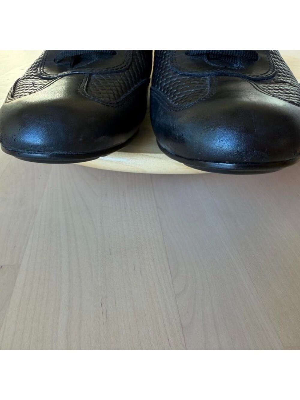 Cole Haan Nike Air Black Leather Oxford Shoes Women's 9B - Picture 3 of 7